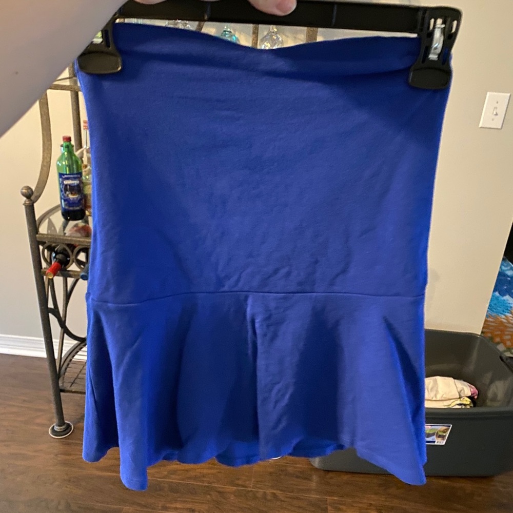 Royal blue non-slip fashion tube top